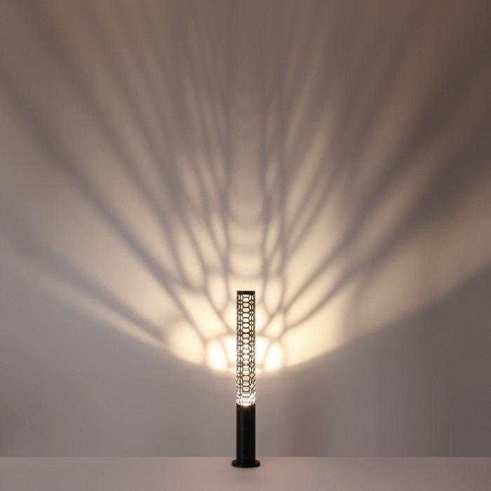 359538 NOVOTECH STREET NETZ черный ландшафтный светодиодный светильник IP65, 9W, 3000К, 80см