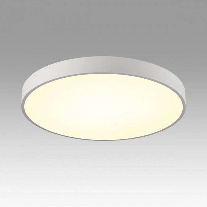 7757/70L SONEX MITRA Белый накладной/подвесной светодиодный светильник QUASAR - 2й свет LED (60W+10W) 4000K+4000K, металл/акрил, 60см диаметр