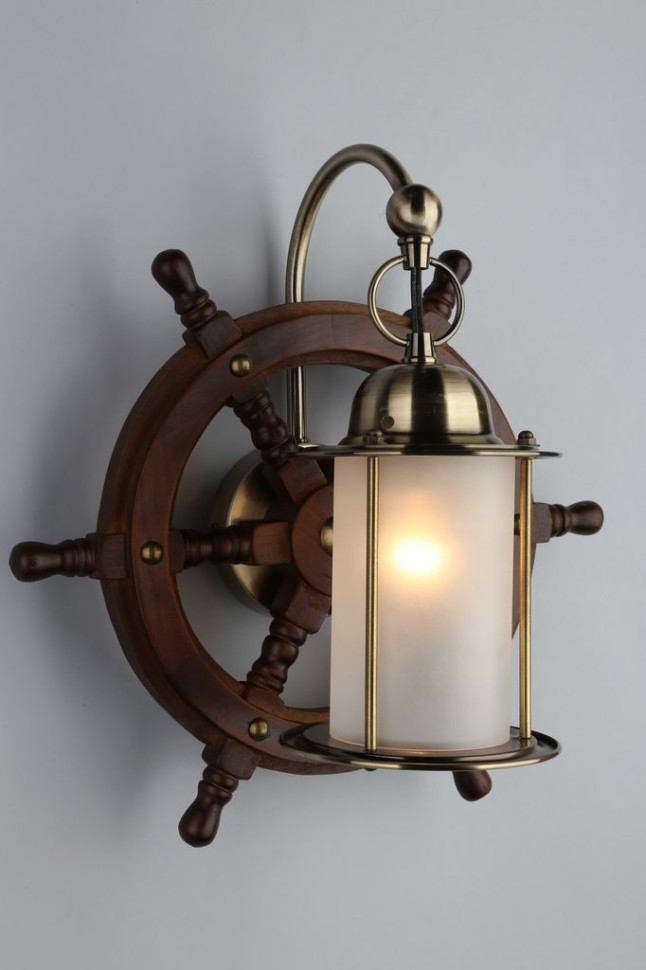 OML-50301-01 Omnilux Ferro Бра морском стиле Штурвал