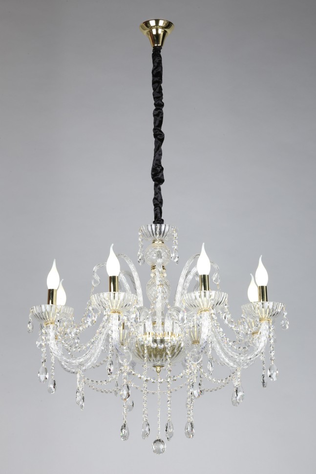 OML-70103-08 OMNILUX хрустальная подвесная люстра Bonaita, E14*8*40W, 73см диаметр