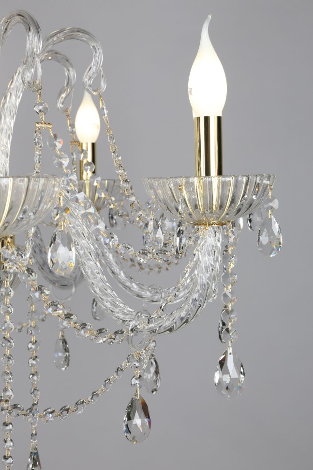 OML-70103-08 OMNILUX хрустальная подвесная люстра Bonaita, E14*8*40W, 73см диаметр