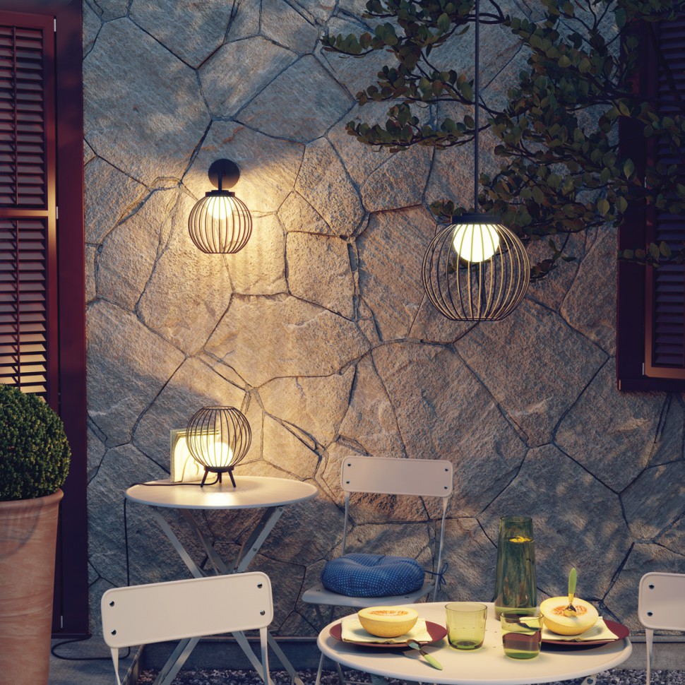 358287 NOVOTECH уличный настольный светильник CARRELLO 7W, IP65, 4000K, 420Lm, темно-серый