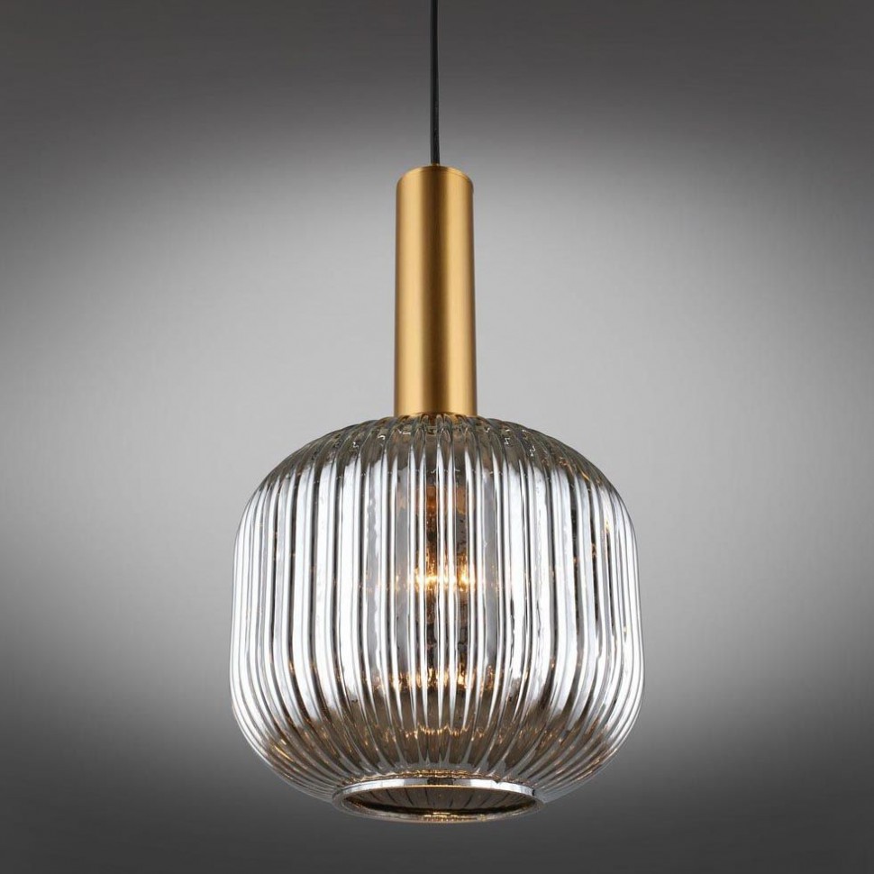 OML-99426-01 OMNILUX Triscina подвесной светильник 20см диаметр, бронза, серый