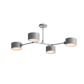 SLE183702-04 EVOLUCE серый потолочный светильник на штанге Gimento, E14*4*40W