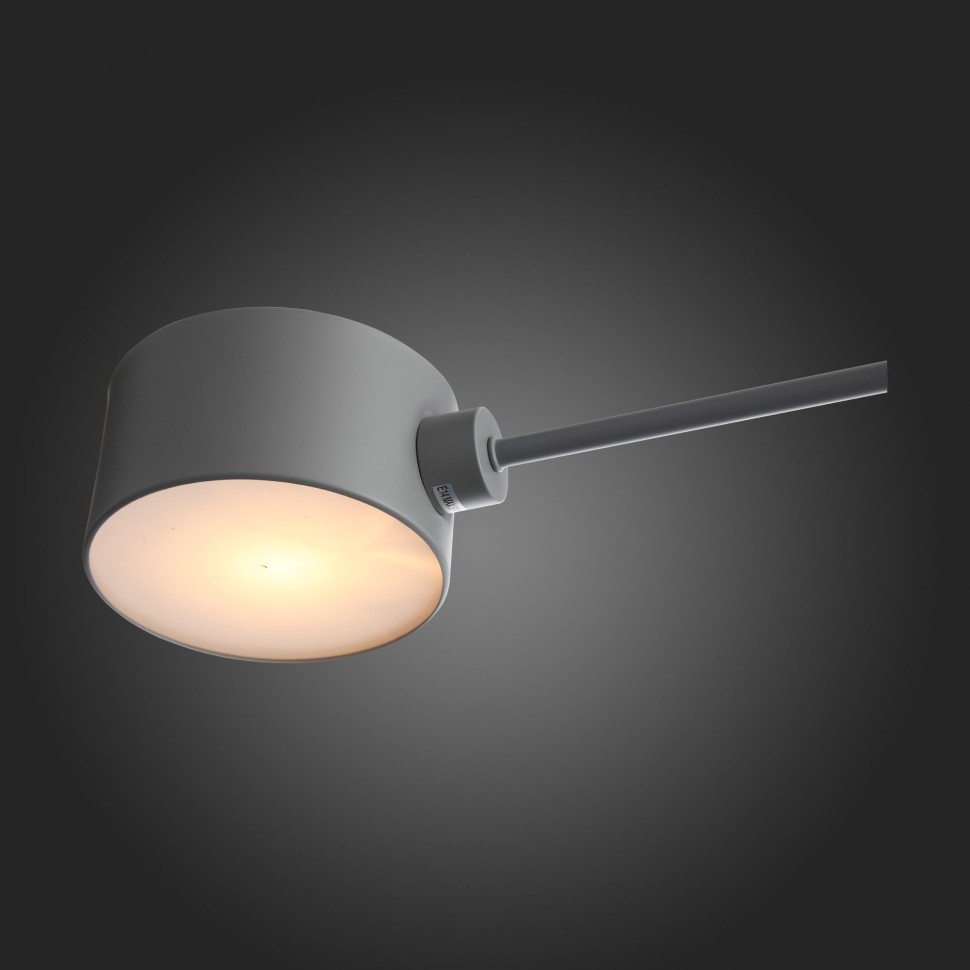 SLE183702-04 EVOLUCE серый потолочный светильник на штанге Gimento, E14*4*40W