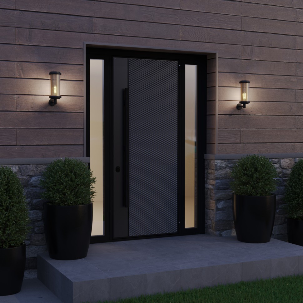 370969 Novotech Street Настенный уличный светильник Matrix, IP54, E27*1*25W