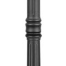 84809 Bl OASIS LIGHT черный уличный фонарный столб LUCERNA, 219см, IP44, E27*1*100W