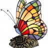 805-864-01 Velante Тиффани настольная лампа Бабочка