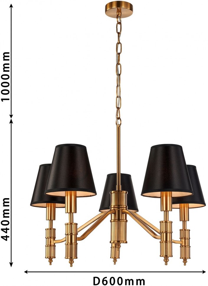 2933-5P Favourote подвесная люстра Flagship, E14*5