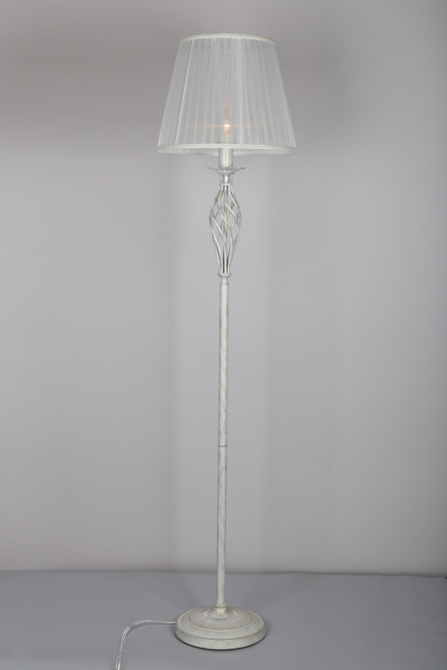 OML-79105-01 OMNILUX торшер Belluno, белый с золотой патиной, E27*1*40W