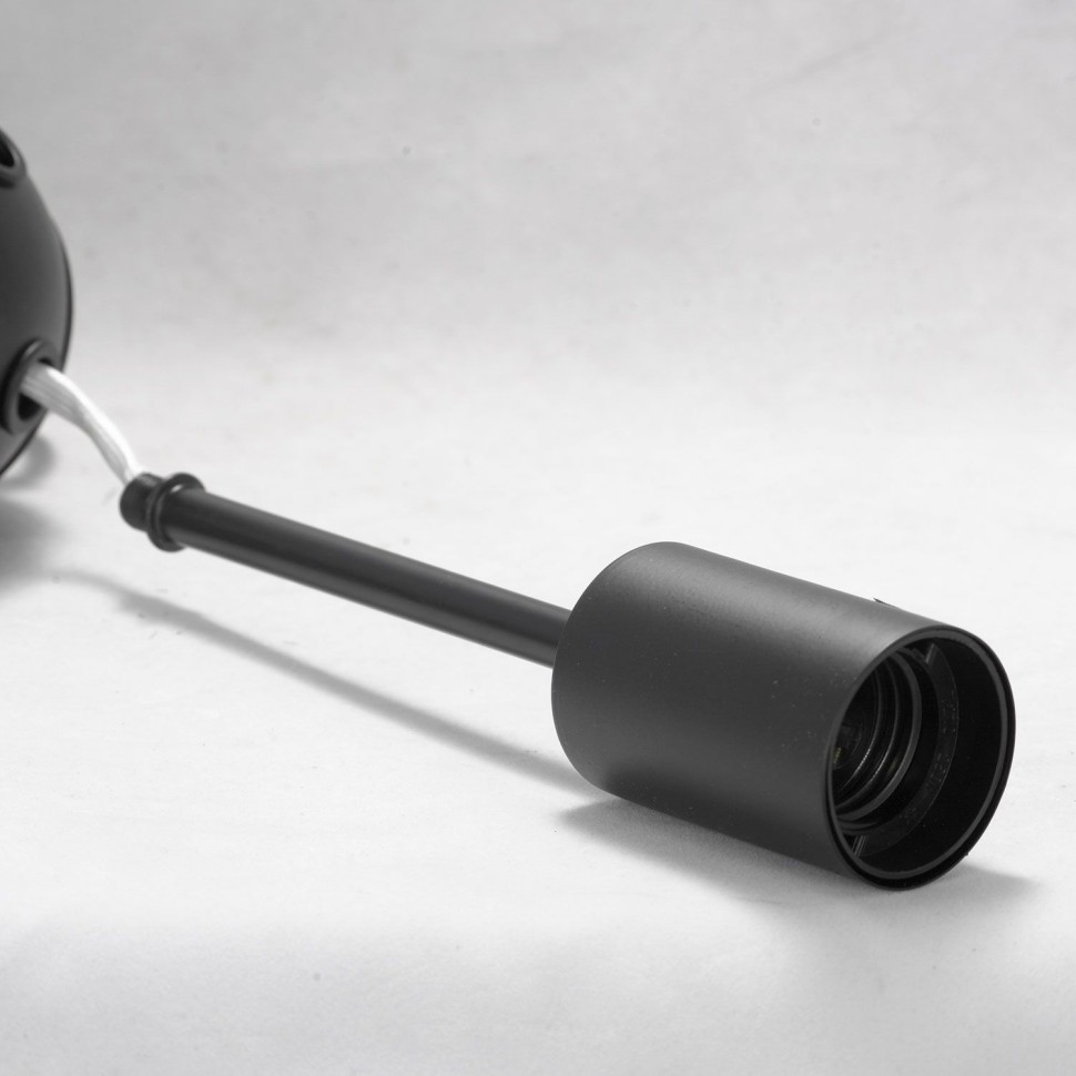 GRLSP-8272 LUSSOLE LGO потолочный черный светильник Kenner, E27*9шт в комплекте