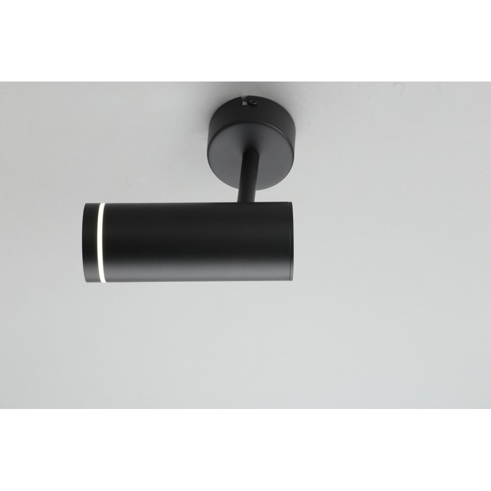 OML-102209-12 OMNILUX черный светодиодный спот Deruta, 12W, 4000K