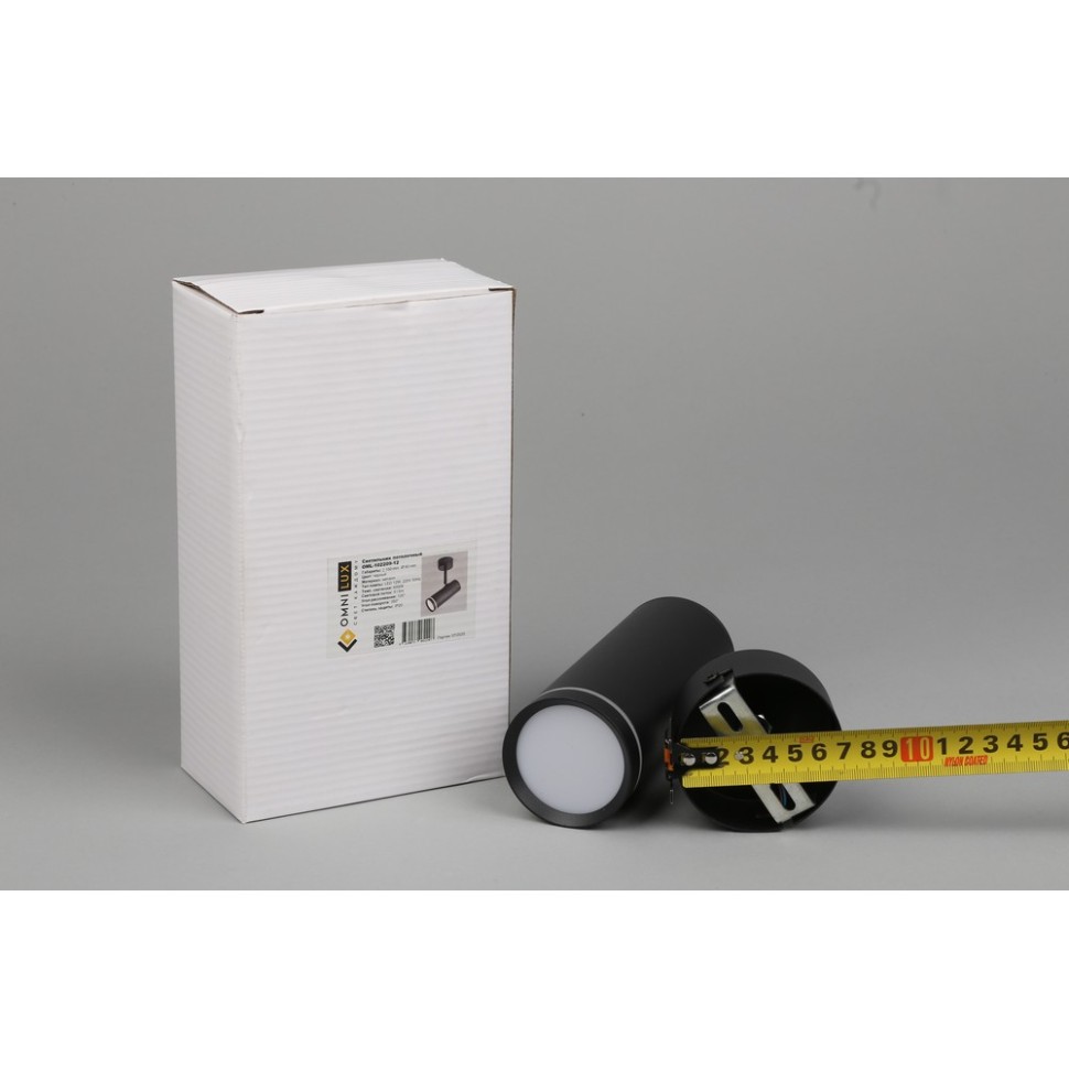 OML-102209-12 OMNILUX черный светодиодный спот Deruta, 12W, 4000K