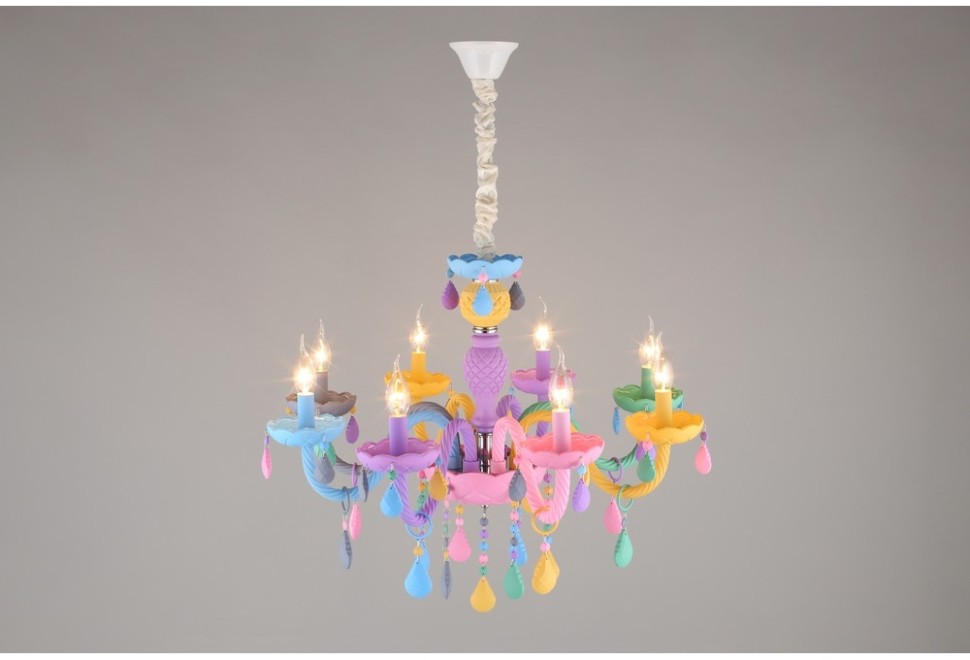 OML-65803-08 OMNILUX Разноцветная подвесная люстра Cavaglia E14*8*40W