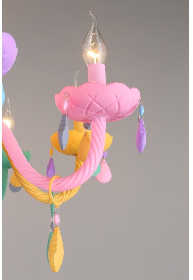 OML-65803-08 OMNILUX Разноцветная подвесная люстра Cavaglia E14*8*40W