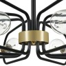 8058/8C LUMION потолочная люстра на штанге Almira E27*8*60W черный, медь