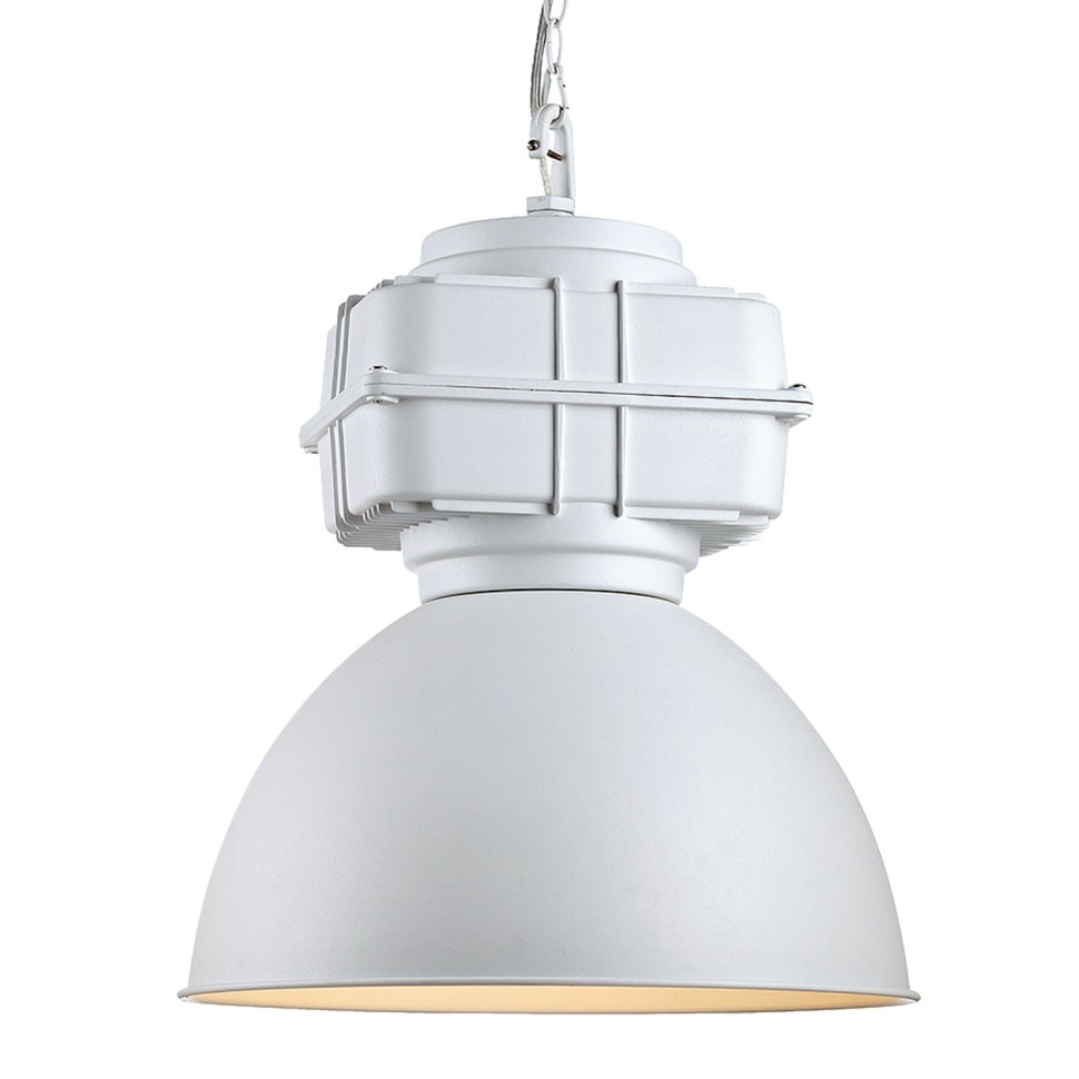 LSP-9827 LUSSOLE LOFT Белый подвесной светильник Monsey, 41см диаметр