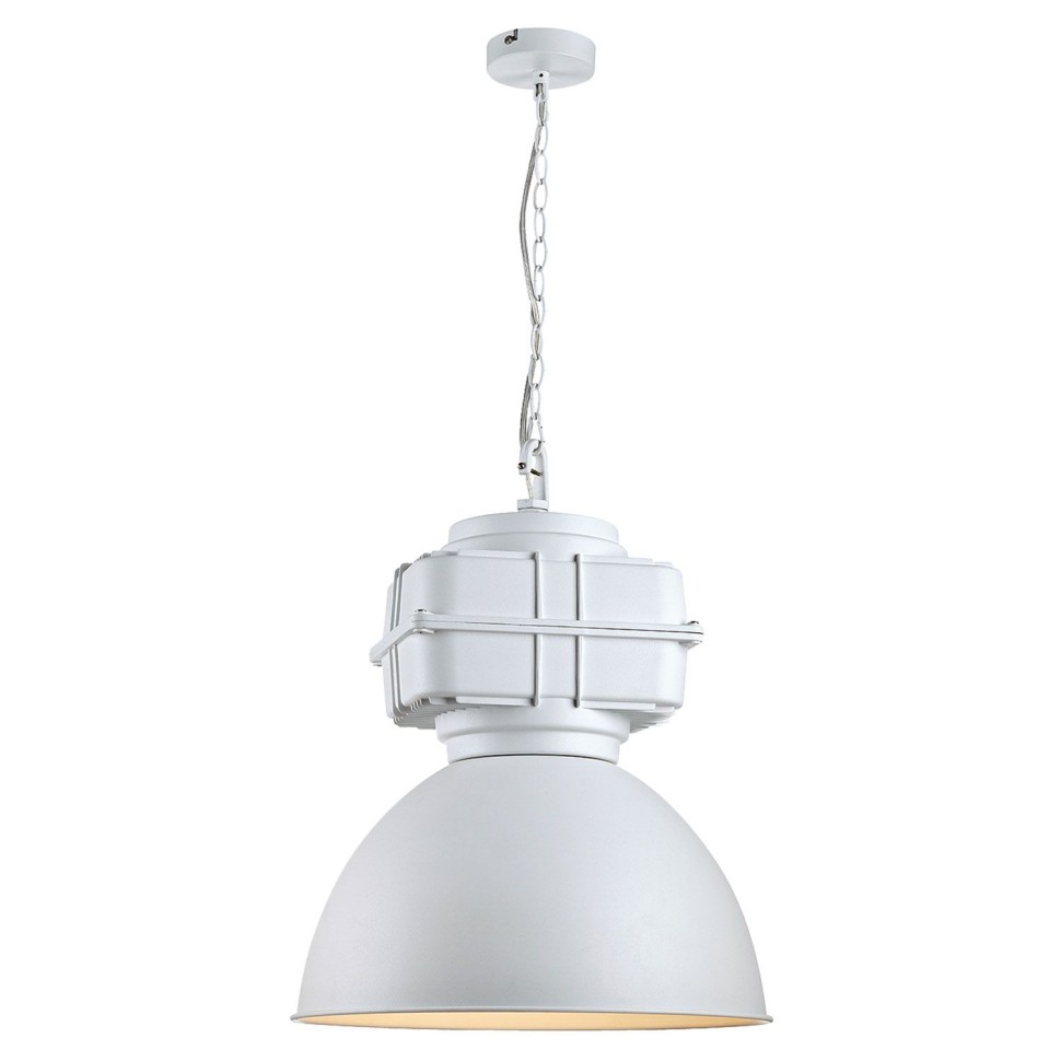 LSP-9827 LUSSOLE LOFT Белый подвесной светильник Monsey, 41см диаметр