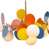 10008/8 mult LoftIt подвесная разноцветная люстра Matisse 8 плафонов G9, 60 см диаметр