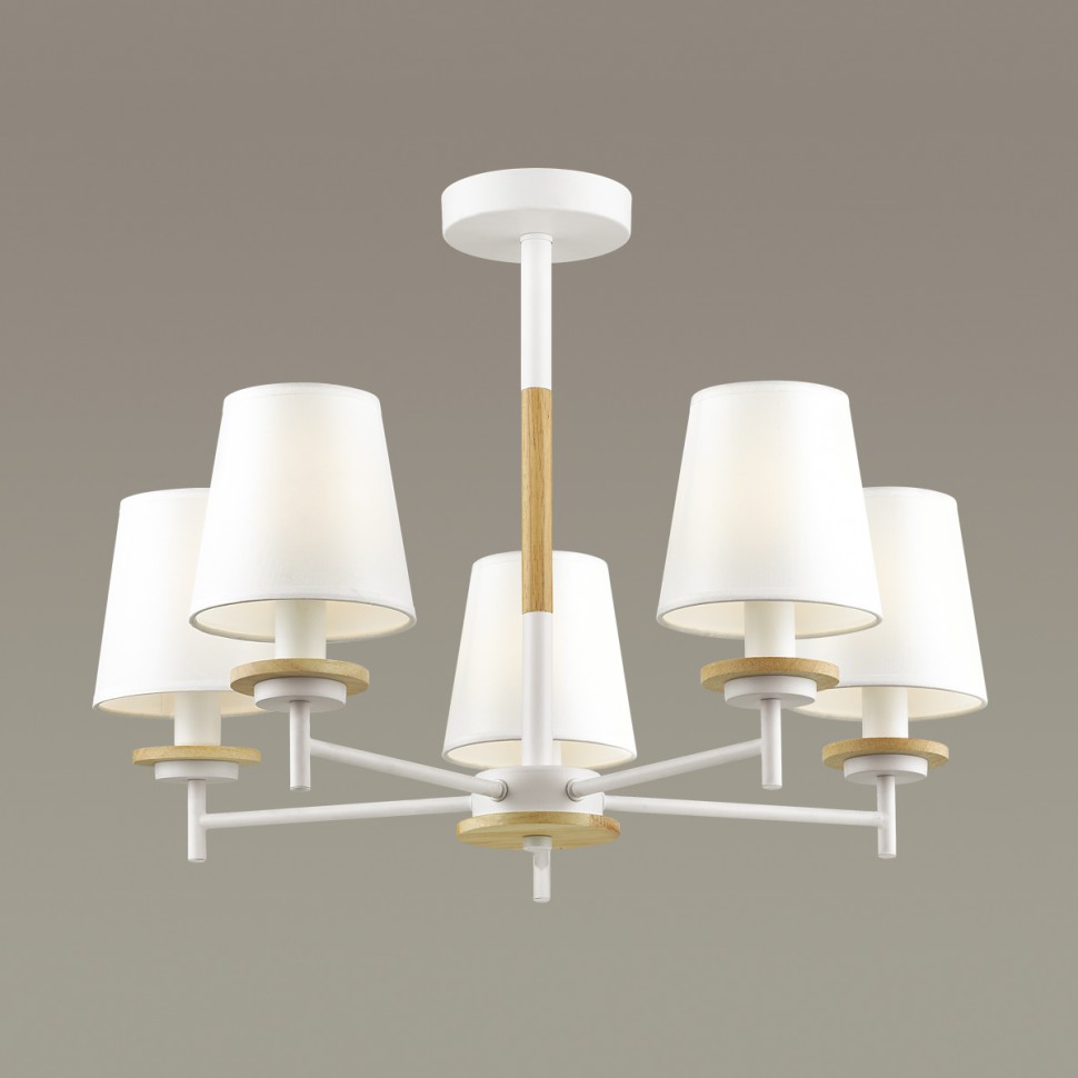 4497/5C LUMION потолочная люстра BETSY в скандинавском стиле, белая