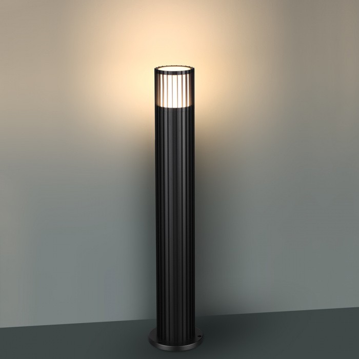 370994 NOVOTECH ландшафтный светильник столб Costas IP65, E27*1*25W, 100см, черный