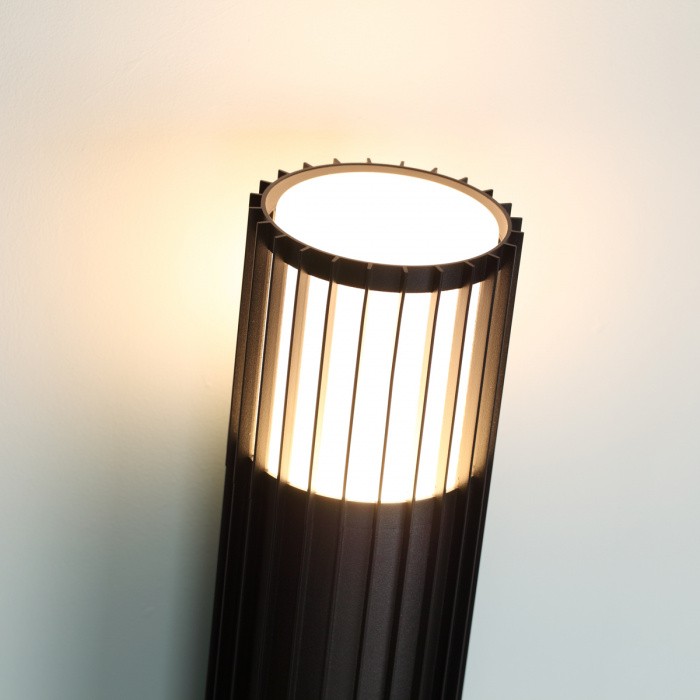 370994 NOVOTECH ландшафтный светильник столб Costas IP65, E27*1*25W, 100см, черный