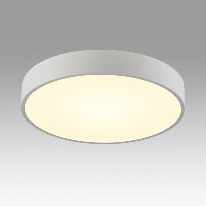 7757/36L SONEX MITRA Белый накладной/подвесной светодиодный светильник QUASAR - 2й свет LED (30W+6W) 4000K+4000K, металл/акрил, 40см диаметр