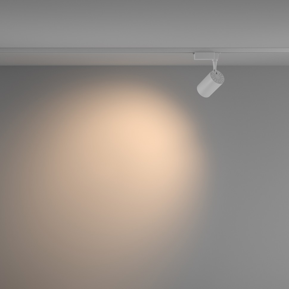 TR003-1-10W3K-W-W Maytoni Technical Белый трековый LED (однофазный) светильник 220V Vuoro Unity, 3000K, 10Вт, угол рассеивания 60°