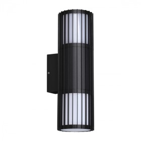370992 NOVOTECH настенный ландшафтный светильник Costas IP54, E27*2*25W, черный