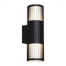 370992 NOVOTECH настенный ландшафтный светильник Costas IP54, E27*2*25W, черный