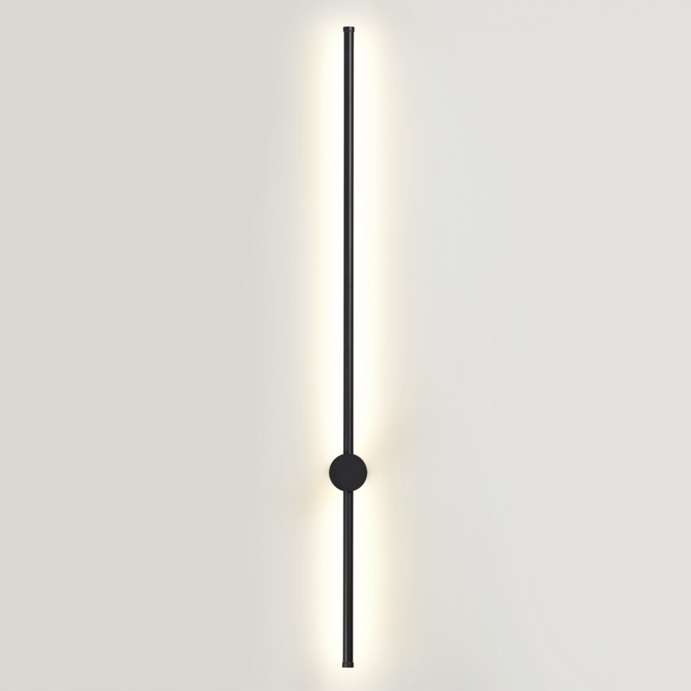 4335/18WL ODEON LIGHT Настенный LED светильник FILLINI, черный, 1 метр, 18W, 3000K