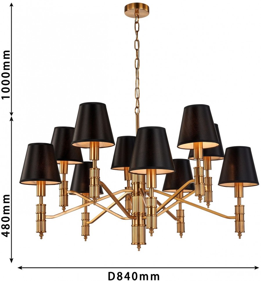 2933-10P Favourote подвесная люстра Flagship, E14*10