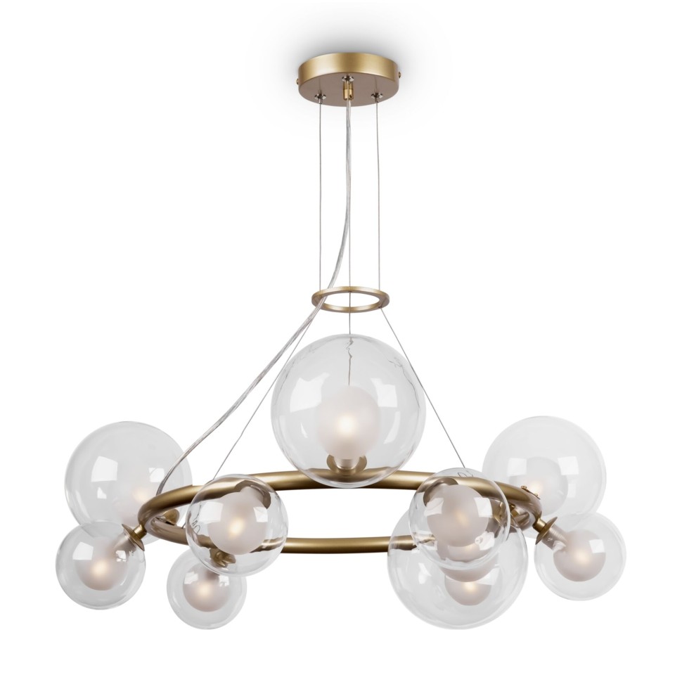 FR5139PL-10MG FREYA подвесная люстра Duo, G9*10*40W, матовое золото