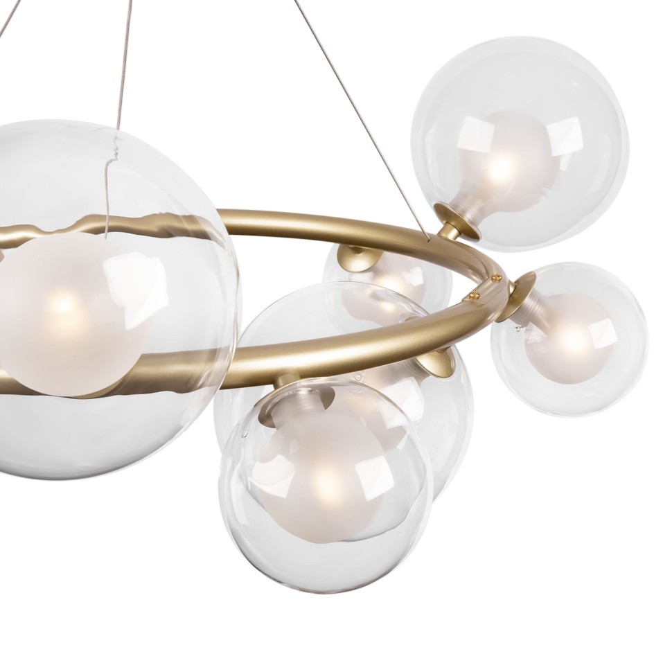 FR5139PL-10MG FREYA подвесная люстра Duo, G9*10*40W, матовое золото