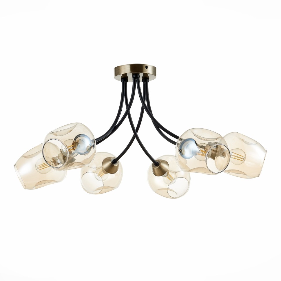 SLE205302-06 EVOLUCE потолочная люстра Besano, E14*6*40W