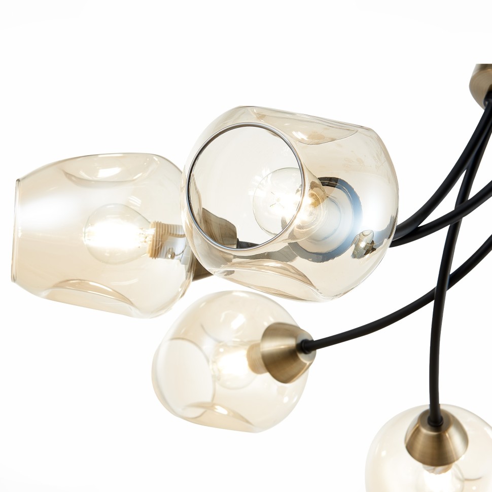 SLE205302-06 EVOLUCE потолочная люстра Besano, E14*6*40W