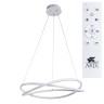 A2522SP-2WH Arte Lamp подвесная люстра 2 кольца 162W с пультом