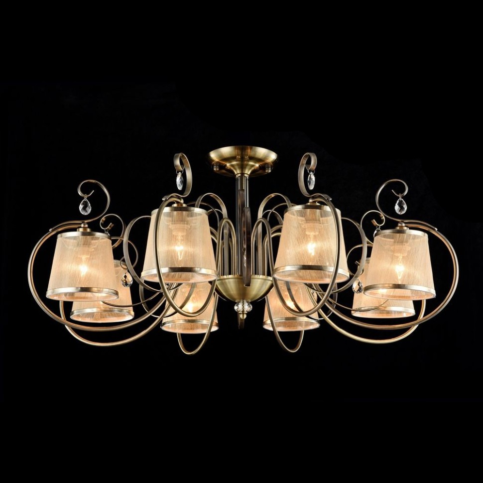 FR2020-CL-08-BZ Freya Потолочная люстра Simone