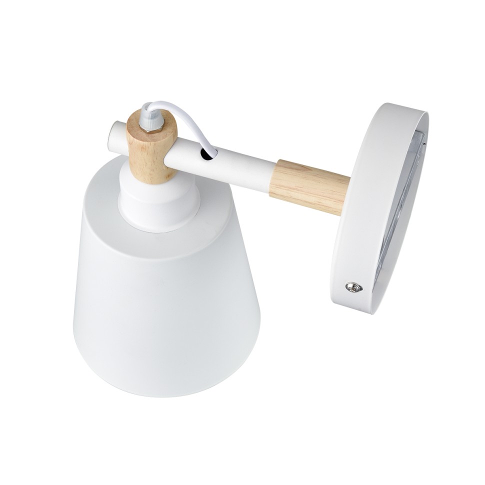 8097/1W LUMION бра с выключателем ROSALINA в скандинавском стиле, белое