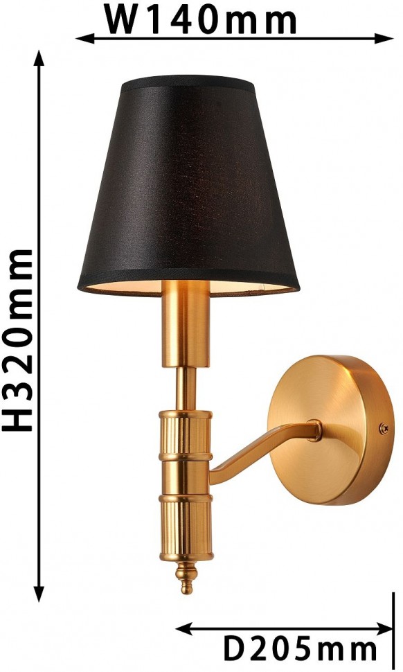 2933-1W Favourote бра Flagship, E14*1