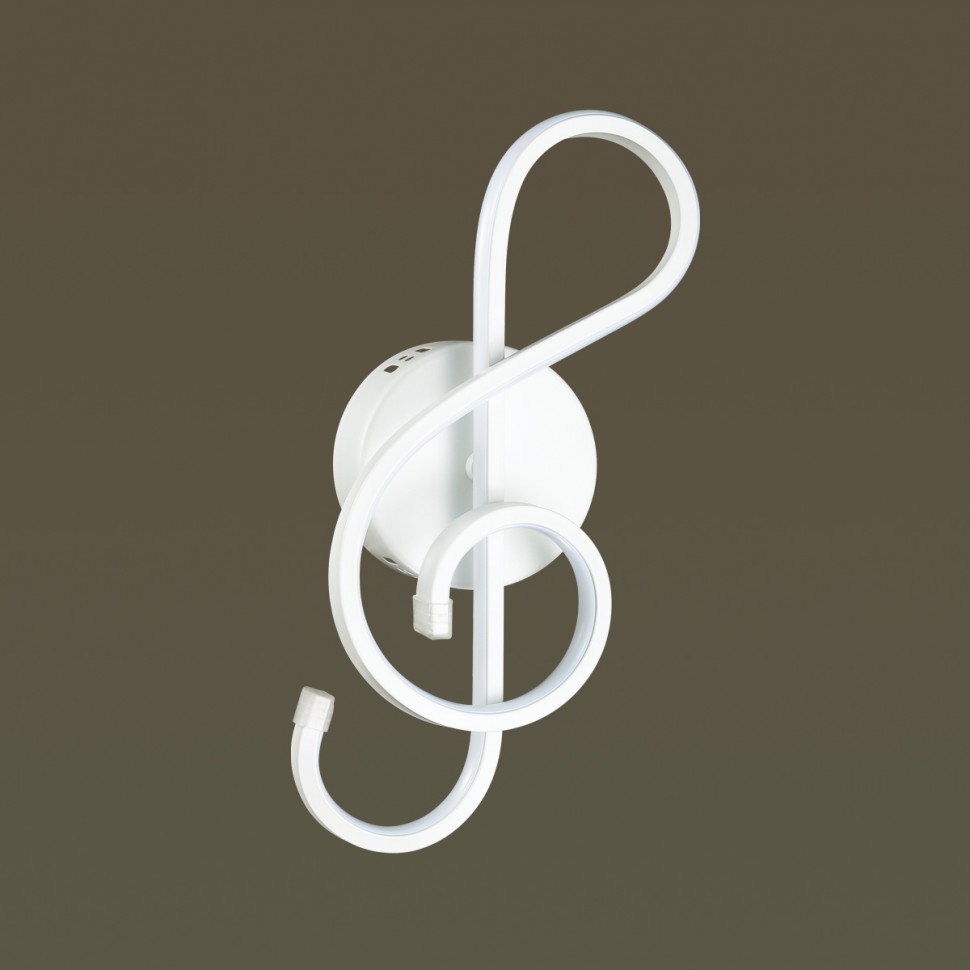 3774/15WL LUMION Ledio светодиодное бра Felix, 15W, скрипичный ключ белый