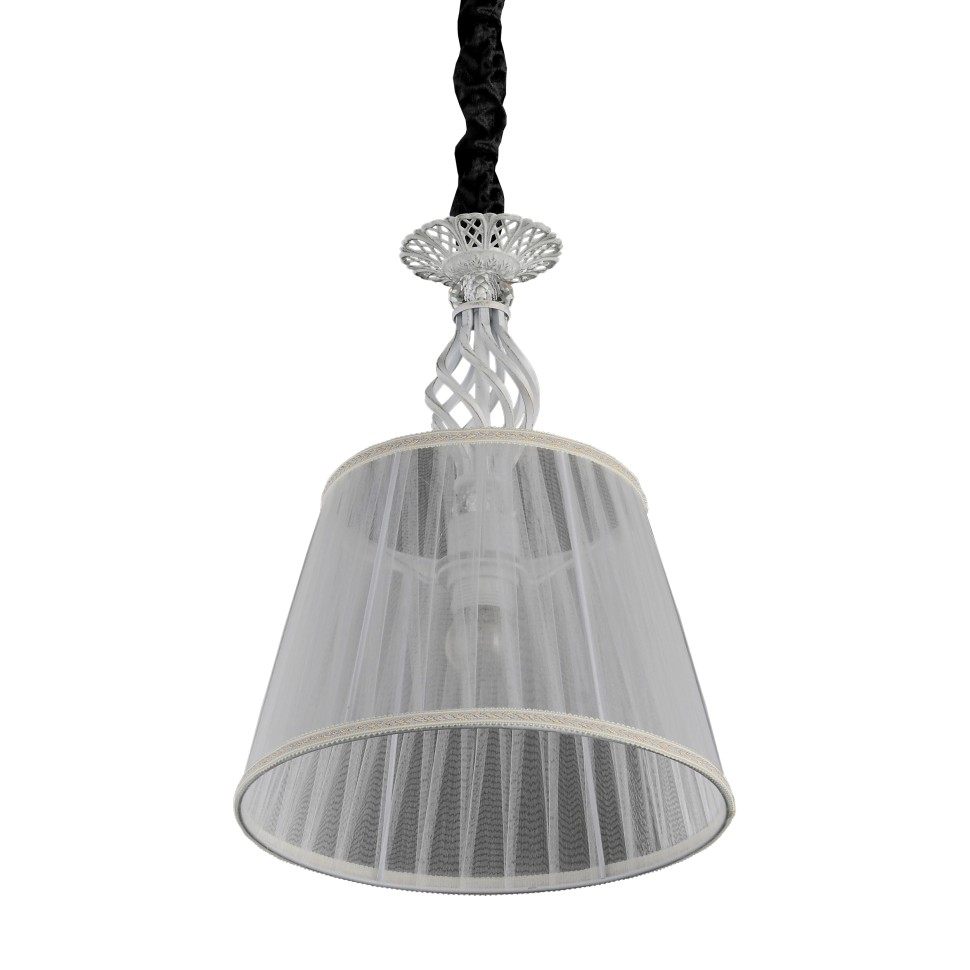 OML-79106-01 OMNILUX подвес Belluno, белый с золотой патиной, E27*1*40W