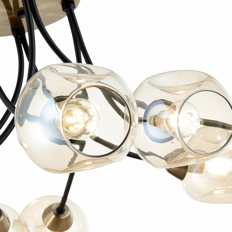 SLE205302-08 EVOLUCE потолочная люстра Besano, E14*8*40W