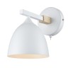 8095/1W LUMION бра с выключателем COLANGE в скандинавском стиле, белое