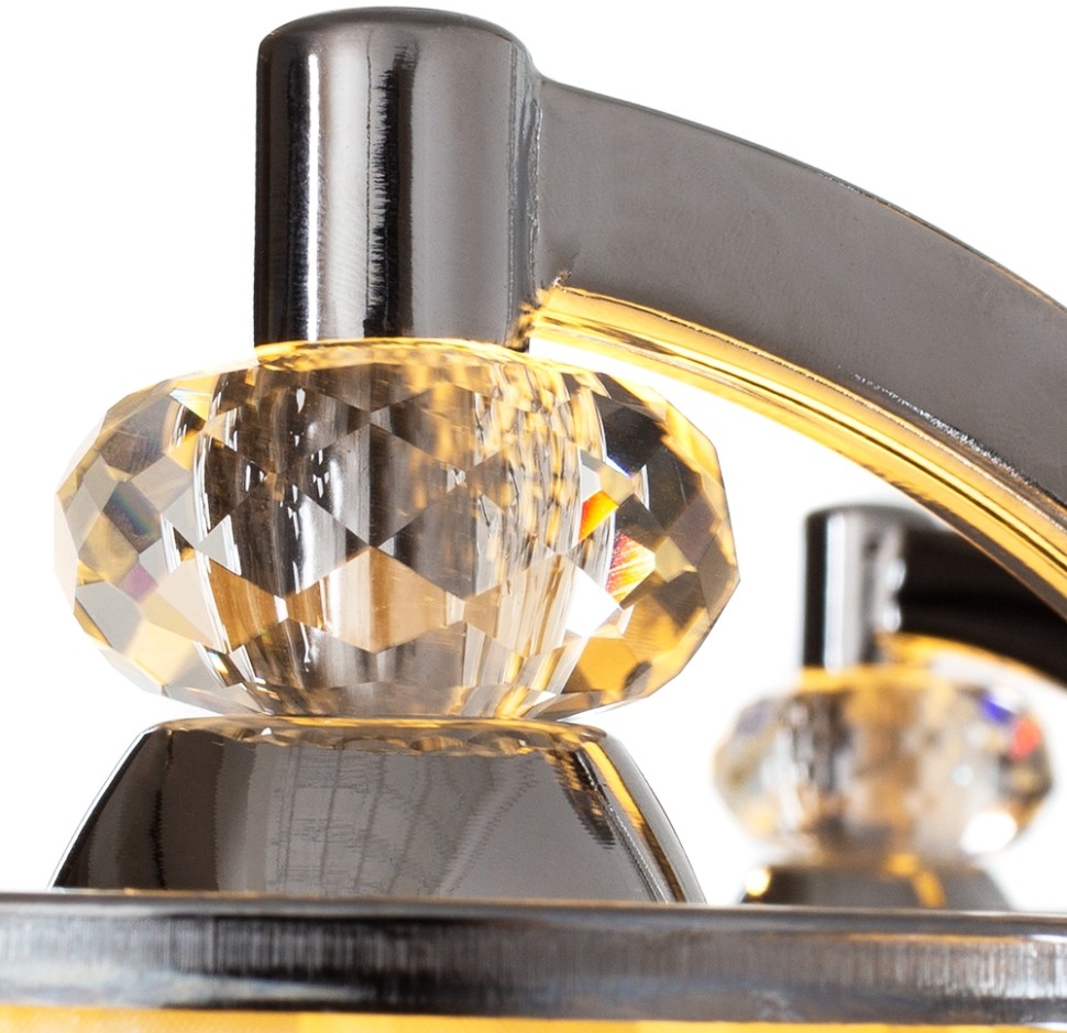 A4047PL-5CC ARTE LAMP потолочная люстра Talitha E14*5*40W, хром, белый, диаметр 64см