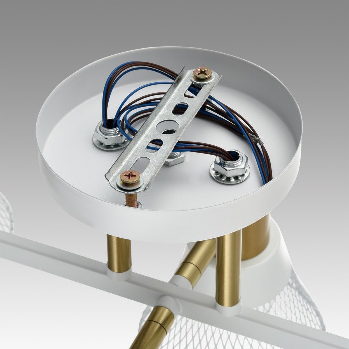 8045/6C LUMION MODERNI потолочная люстра ANRIYA, белый, латунь, металл/металл, Е14*6*40W