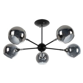 A2708PL-5BK Arte Lamp Потолочная люстра "Молекулы" Lagos, 75см диаметр, E27*5*60W, черный, серый/дымчатый