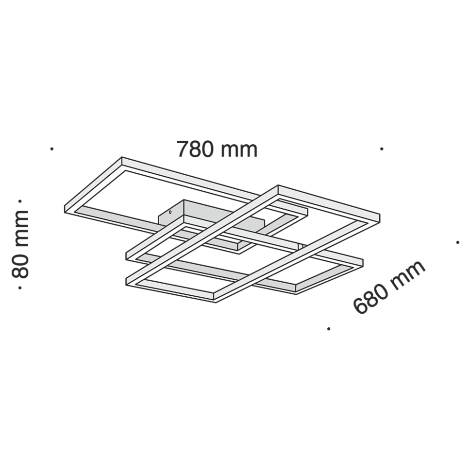 MOD015CL-L80WK  Maytoni Потолочный светильник Line