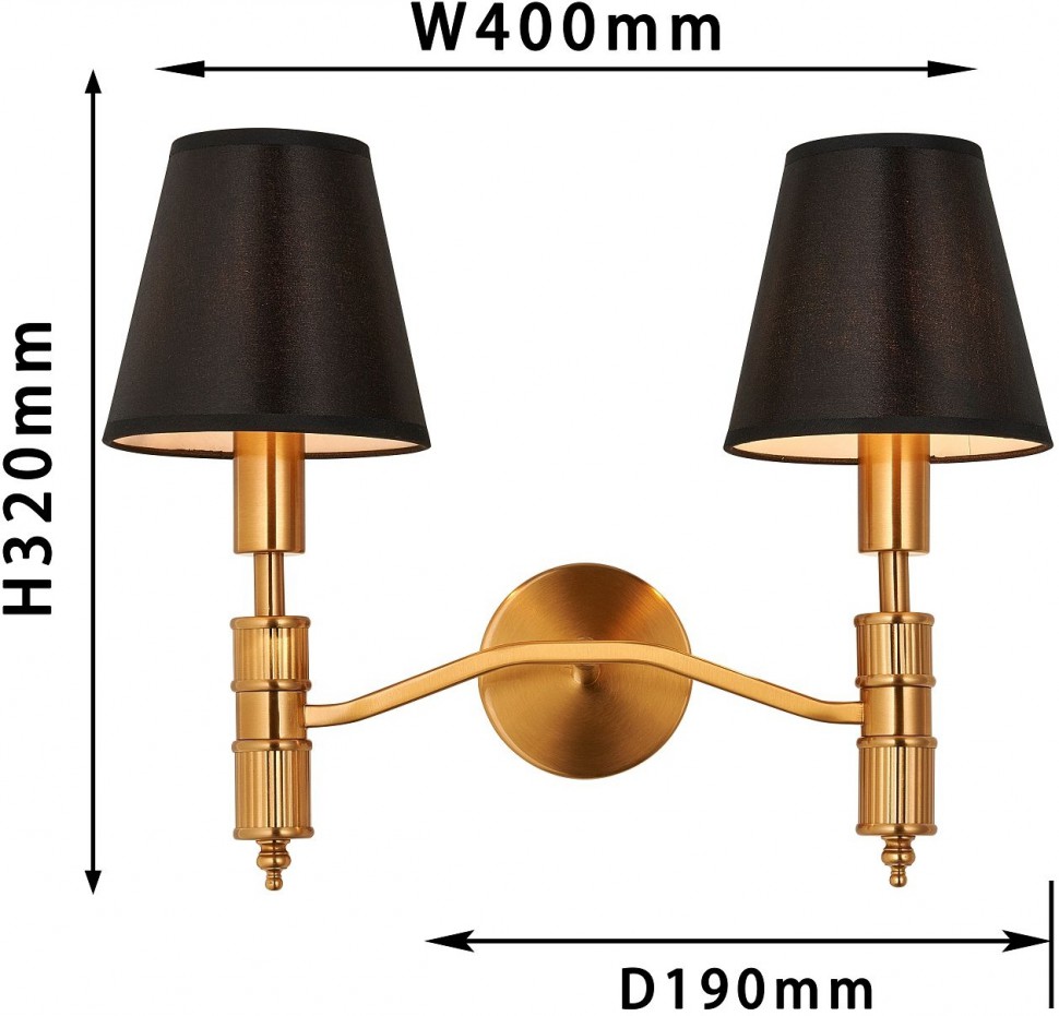 2933-2W Favourote бра Flagship, E14*2