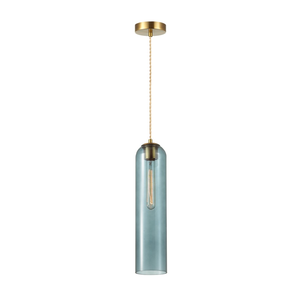 4641/1 ODEON LIGHT Pendant подвесной светильник Vosti, синий, золото, Е27